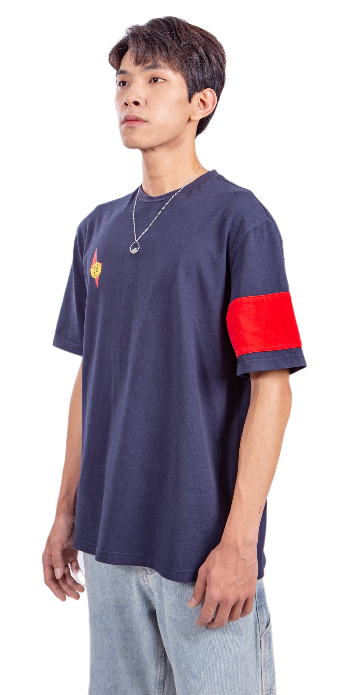 NAVY GLOBAL T-SHIRT